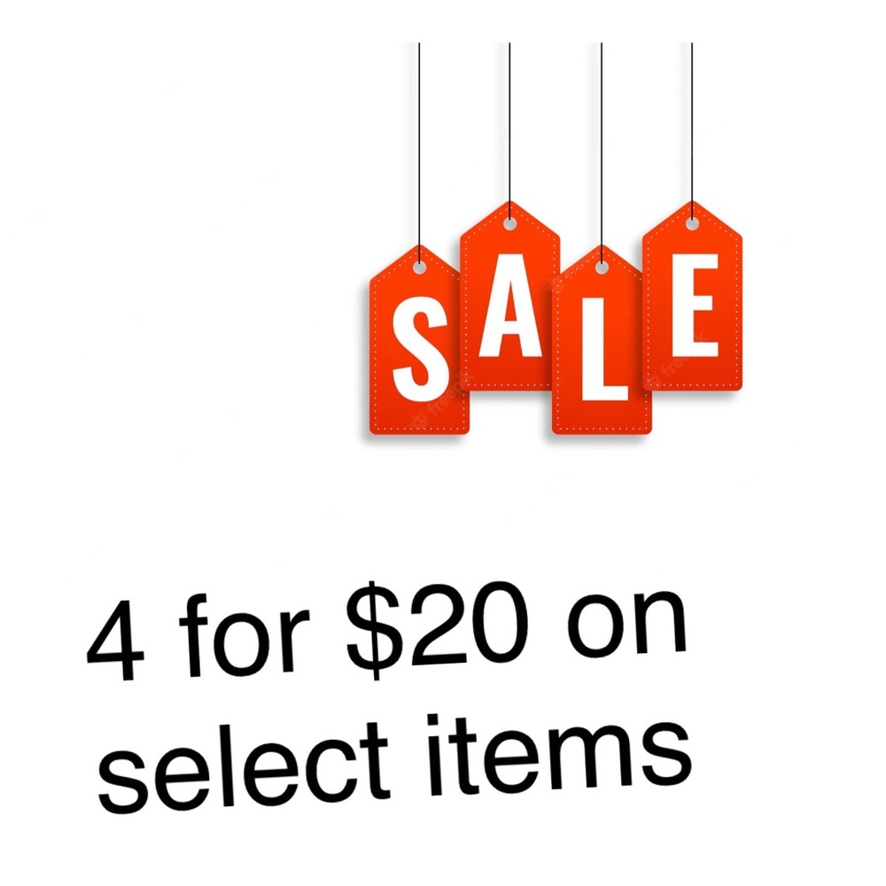 BUNDLE 4 ITEMS for 20$ (marked with❗️in my closet)